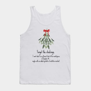 Funny Jane Austen Christmas Quote Tank Top